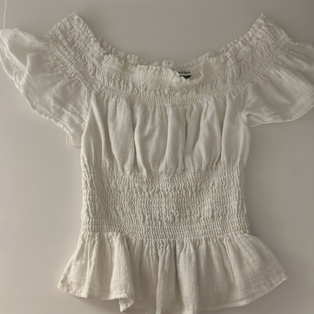 Abercrombie and Fitch, off the shoulder tee